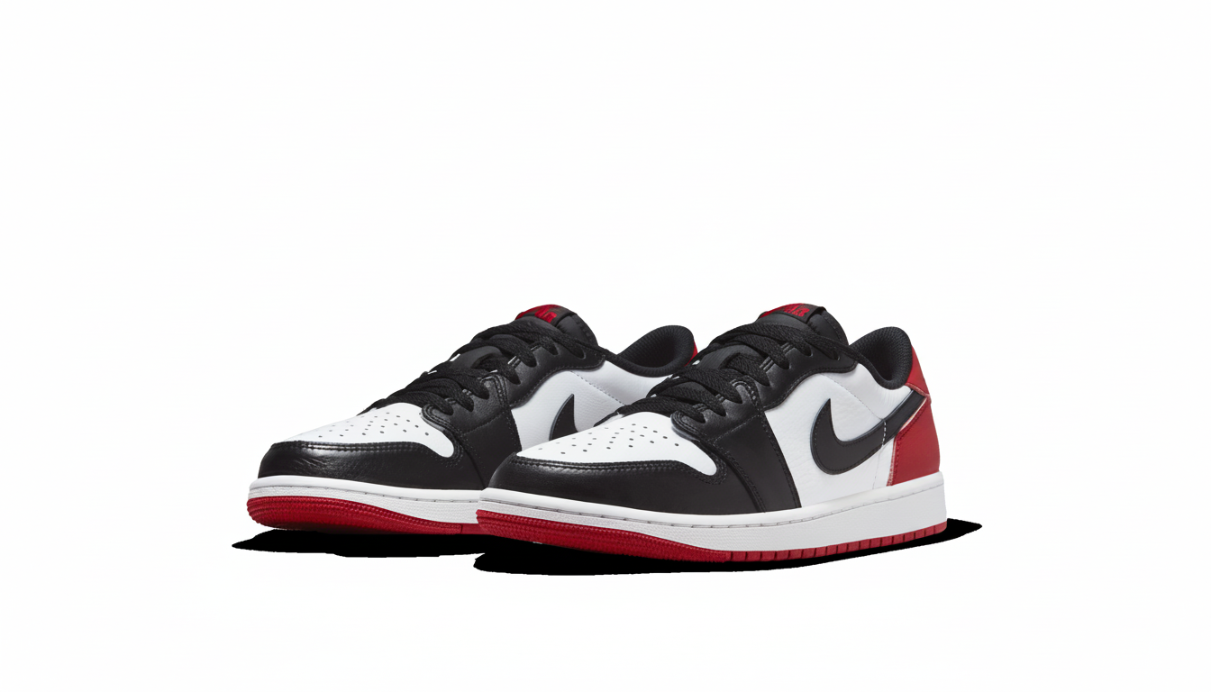 NIKE AIR JORDEN 1 LOW SE "BLACK TOE"